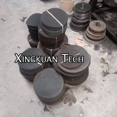 305mm Diameter 12 / 64mesh Black Wire Cloth Plain Steel Iron Mesh