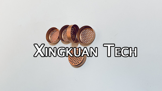 Round Hole Dryer Filter Screen Diameter 19mm Copper Plated