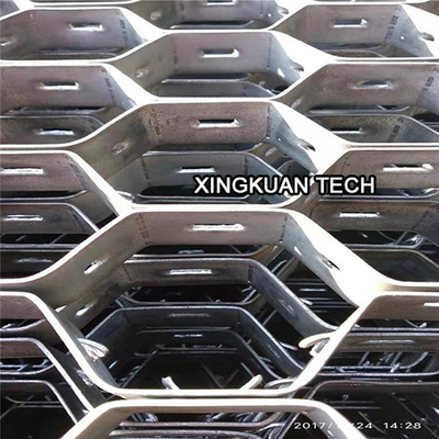 2.5X25mmX50mm Hexagonal Mesh Wire Low carbon Steel H type for Refractory Lining