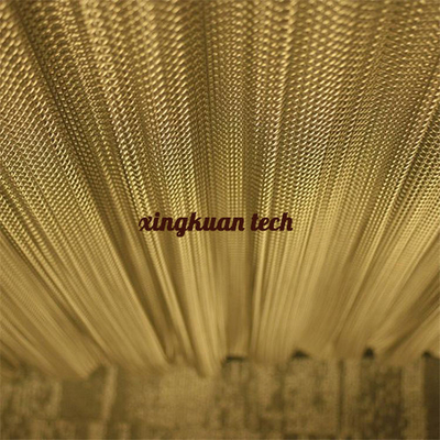 hanging Metal Coil Drapery Curtain aluminum alloy Material  OEM ODM