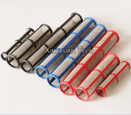 Tabanca Ekleme Silindir Filtre Mesh, Hasır Filtre Tüpü SS302 SS304 SS304L Malzeme