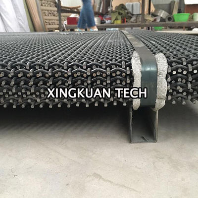 Mineral Ocağı Ön Kıvrımlı Hasır, ağır hizmet tipi metal elek ağı