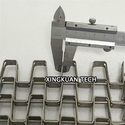 Konveyör Makinesi için Karbon Çelik Paslanmaz Çelik Petek Konveyör Bantları