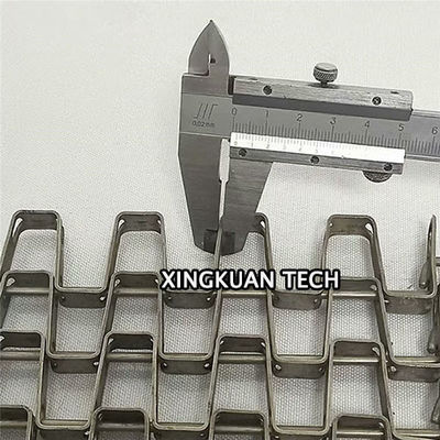 Konveyör Makinesi için Karbon Çelik Paslanmaz Çelik Petek Konveyör Bantları