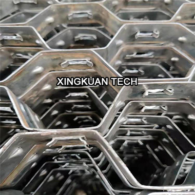 2.5X25mmX50mm Altıgen Hasır Tel Refrakter Astar için Düşük karbonlu Çelik H tipi