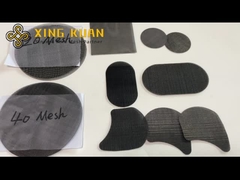 Plain Steel/Balck wire/Iron wire mesh screen disc plastik üretimleri için